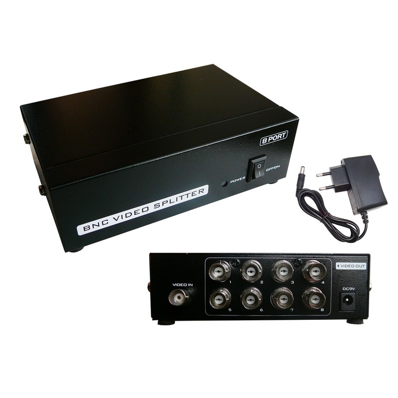 KALEA-INFORMATIQUE BNC-Videosplitter vom Typ Splitter, der 1 Eingangsquelle identisch auf