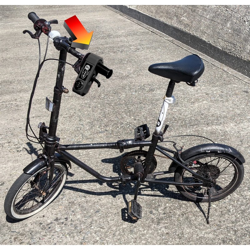 Bike Lock, Adjustable, Handlebar, Lever Lock, Pinch Lock, Easy Operation,