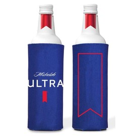 Michelob Ultra 16oz Slim Line Beer Can Cooler Holder Kaddy Coolie Huggie Set of 2