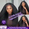 18 Zoll Echthaar Perücke 4x4 HD Lace Front Wig Human