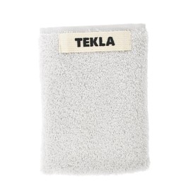TECLA TERRY TOWELS SOLID Face Towel, 11.8 x 11.8 inches (30 x 30 cm), Lunar Rock (Light Gray)