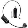 TONOR Auriculares con Micrófono Inalámbrico, Sistema de Auriculares con Micrófono