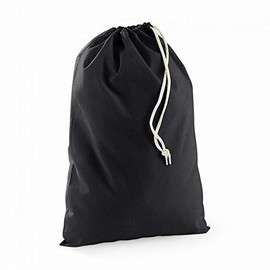 Westford Mill W115 Cotton Stuff Bag - Black - S