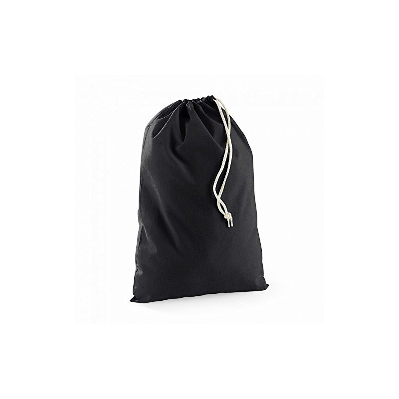 Westford Mill W115 Cotton Stuff Bag - Black - S