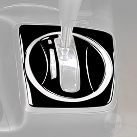 REPOYUL Gear Shift Panel Cover Sticker Trim Fit for Honda Civic 8th Gen 2006 2007 2008 2009 2010 2011