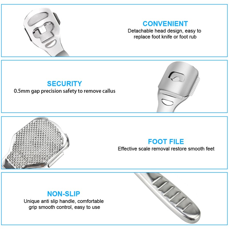 Callus slicer, foot scraper, professional foot scraper, callus remover and
