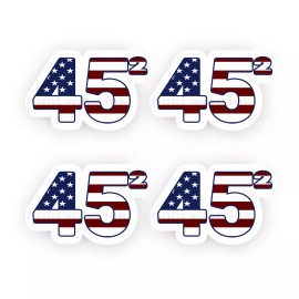 TRUMP 2020 2nd Term MAGA POLITICAL STICKER American Flag Republican 4pack 5"wide