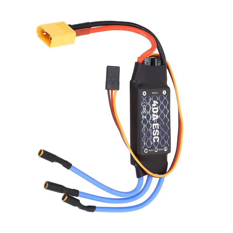 Brushless ESC 40A XT60 Plug Brushless ESC for RC Fixed