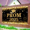 Prom Banner 2025 Graduation Decorations - 110 * 180cm Glitter