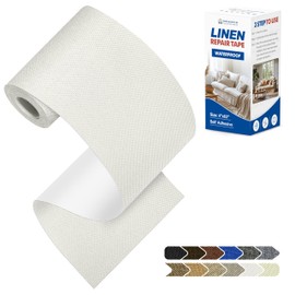 KING MOUNTAIN Fabric Repair Tape Patch Kit, Waterproof 4" x 63" Linen Mending Tape ，Self Adhesive Fabric Repair Patches for Furniture and Linen Goods