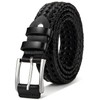 BULLIANT Mens Belts,Leather Woven Braided Belts for Gift Men Casual