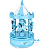 BRUBAKER Wooden Music Box - Nostalgic Carousel with Horses -