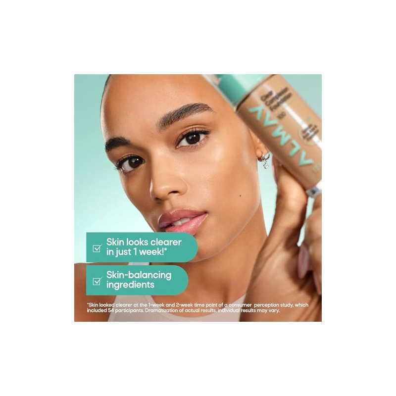 Base Maquillaje Almay Clear Complexion Tono 200