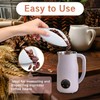 YAFIYGI Coffee Dosing Cup Ceramic Coffee Beans Dosing Cup White