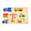 Goki 57593 Puzzle Construction Vehicles