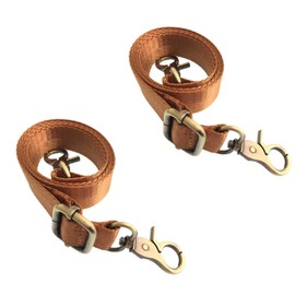 GLASS FROG Scissor Case Belt, Scissor Bag, Hairdresser Trimmer, Camel Brown (2 pieces)