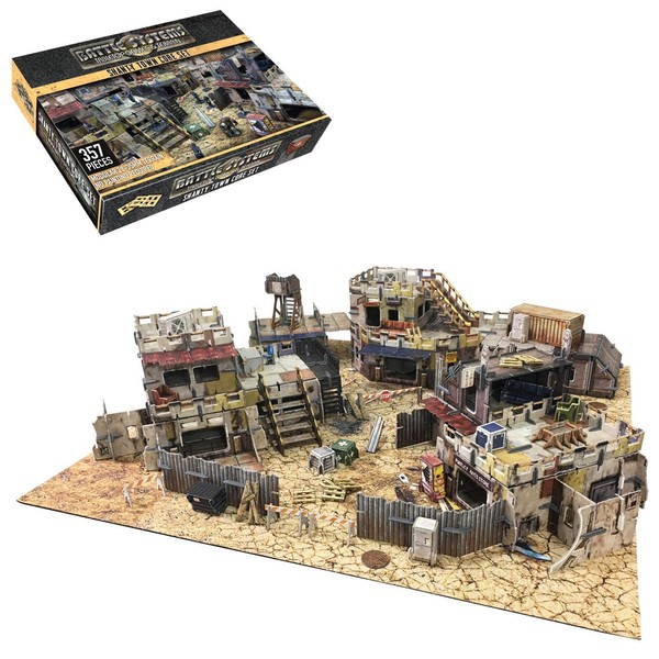 Shanty Town Core Set - 28mm Space Terrain - Board