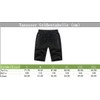 Tansozer Men's Cotton Shorts with Zip - Green, size: 3xl