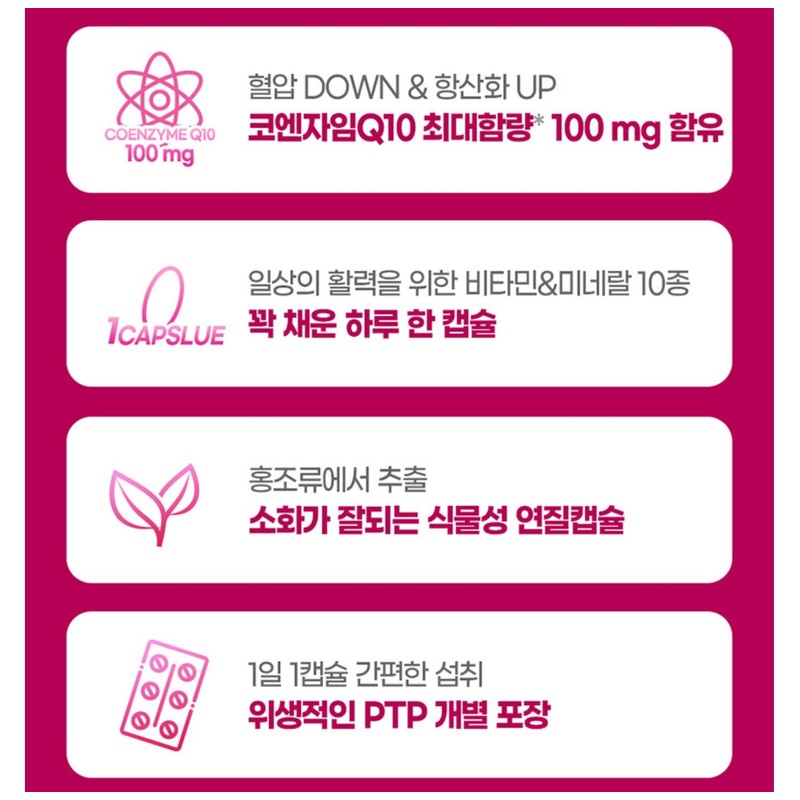 Blood Pressure Care CoQ10 Plus Nutrients that help lower blood