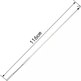 Unbranded Universal Replacement Metal Crank Wand of Exterior Sun Shades Roller up Blind