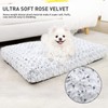 KSIIA Washable Dog Bed Deluxe Plush Dog Crate Beds Comfy