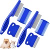 Brillirare 6 Pack Dog Grooming Comb, Pet Flea Lice Stainless