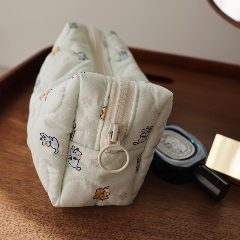 Precatch Women's Pouch, Accessory Storage, Canvas, Coin Purse, Compact, Character,
