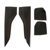 4Pcs Car Tail Light Cover Trim Protective Decorative Tail Lamp