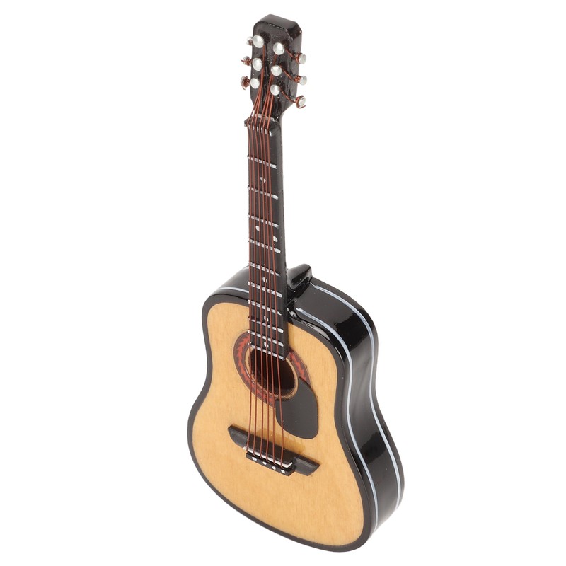 Musical Instrument Lapel Pin Guitar Shaped Miniature Instrument Lapel Brooch