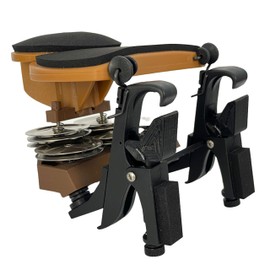 Native Tongue Percussion RhymStryker with RhymChik, Drum Rim Mount Hand Striker with Metallic "Chick" Sound Effect for Closed Hi-Hat Type Patterns and Accents on Hand Drums. (Stainless-Steel Jingles)