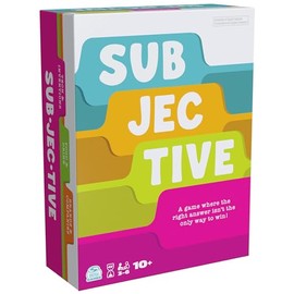 SUBJECTIVE, Un juego de trivia de personalidad para la noche de juego familiar  Juego de cartas para 3-6 jugadores  Juego de mesa para noche familiar 