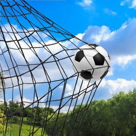 Wiseek Soccer Backstop Net, High Impact Soccer Barrier Net, Nylon Soccer Practice Sports Netting 10x20ft/10x30ft/10x40ft (Installation Rope Included) (10x10ft)