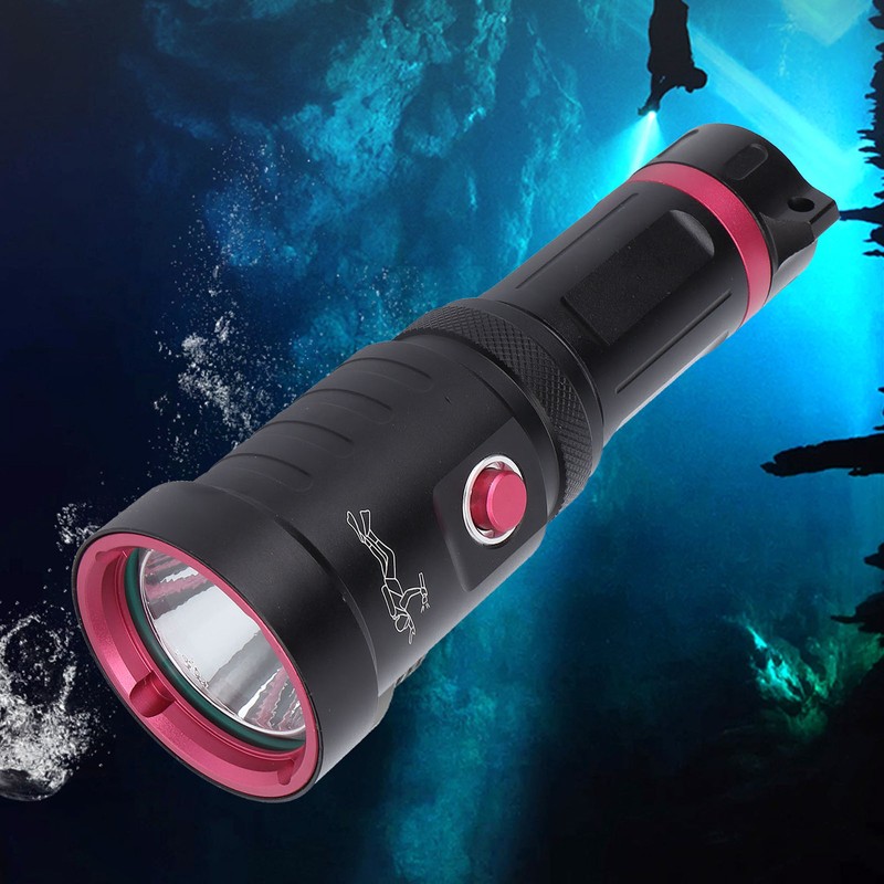XHP70 5000lm Diving Lights Aluminum Alloy 100m IPX6 Waterproof Underwater