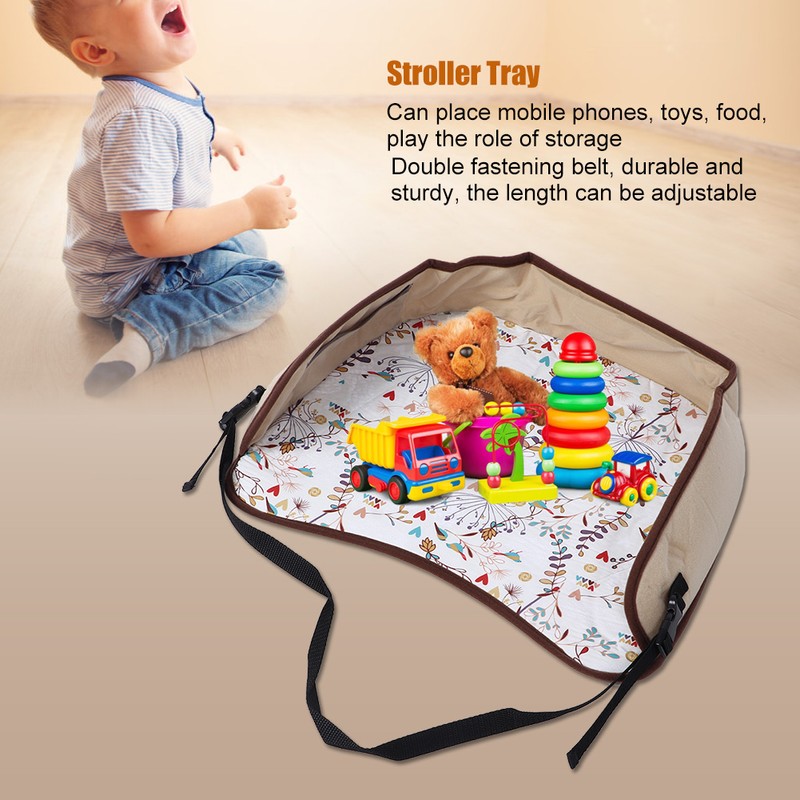 Multi Function Portable Kid Car Seat Stroller Organizer Tray Children