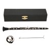 Miniature Clarinet Replica with Stand and Case Musical Instrument Model