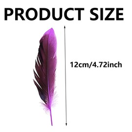 50 Pcs Colourful Feather for Crafts Feathers Natural Goose Feathers for DIY Dream Catcher Carnival Decorations hat vase mask Headpiece Feathers, School Crafts ﻿
