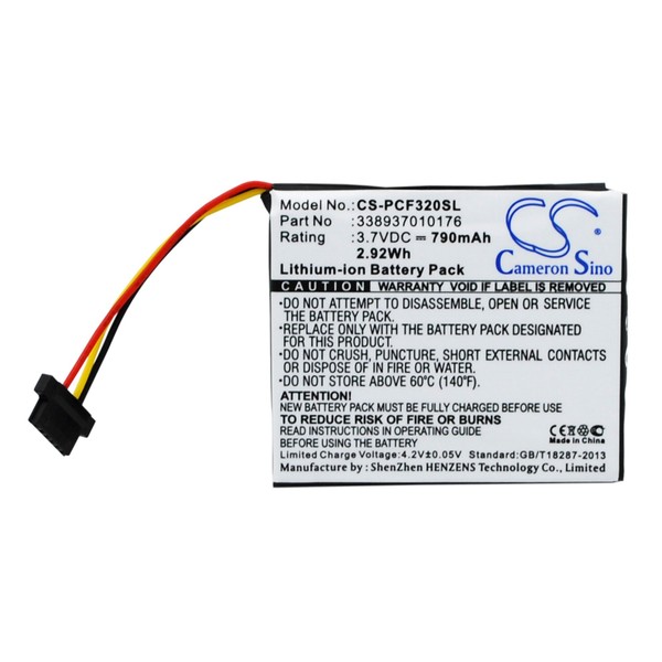 FITHOOD Battery Replacement for Pioneer AVIC-F320BT Part NO 338937010176 AVIC-F220 AVIC-F3210BT AVIC-U220 AVIC-F AVIC-U