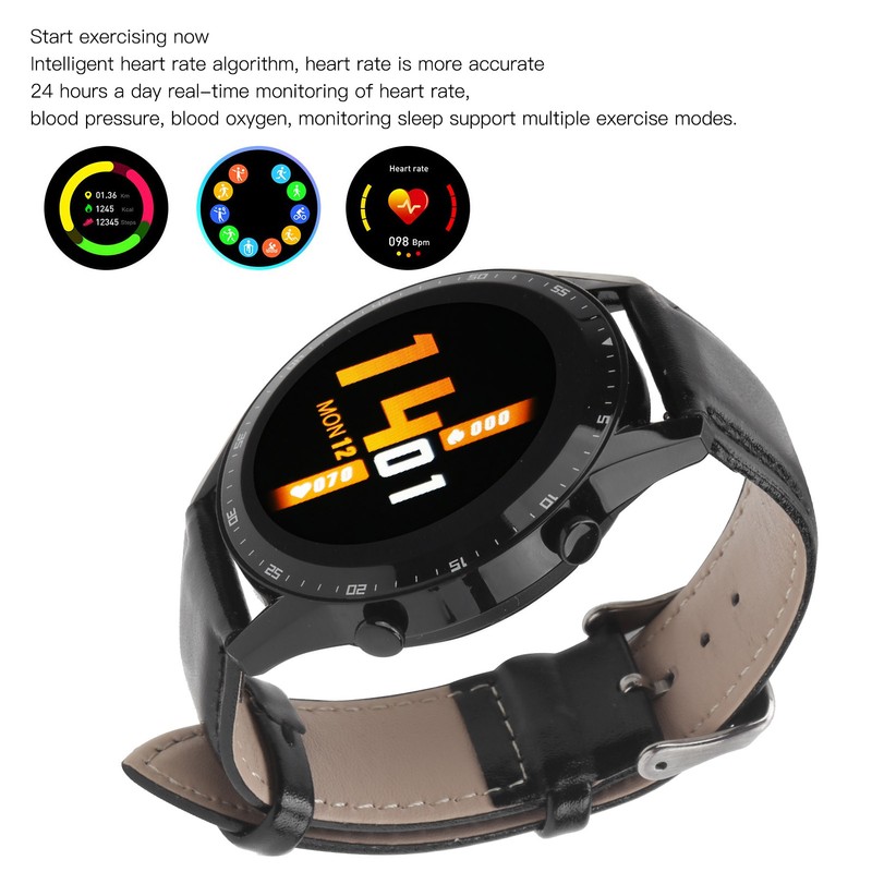 T80Bluetooth Calling Smartwatch Fitness Monitoring Waterproof Movement Bracelet for Android/IOS