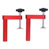 2Pcs Bench Dog Clamp Aluminum Alloy Hold Down Bench Hole