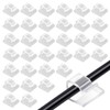 Lasocy Cable Clips, 50 Pack Transparent Cord Clips, Cable Holder,