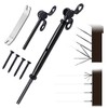 Muzata 10 Pairs 1/8" Black Cable Railing Hardware Kit Swage
