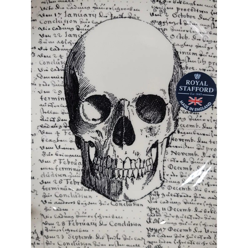 Royal Stafford 9 in Victorian English Pottery, Royal Stafford "Skull