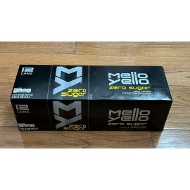 Coca-Cola **New**Sealed** Mello Yello Zero Soft Drink 12 pack of 12oz Cans