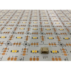 4PCS Soft LED Backlight Sheet 36W 2300k-6000k Warm and Cold Color Backlit Flexible cuttable19X9.5 inch for Translucent countertop Indoor