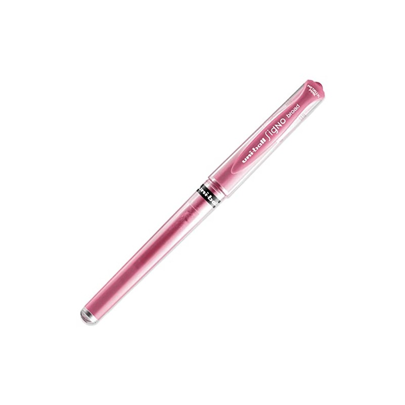 uni-ball Signo Pen Broad Metallic Gel Ink Rollerball - Metal