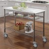 MySit 5 Inches Prep Table Wheels Set of 4, Expanding