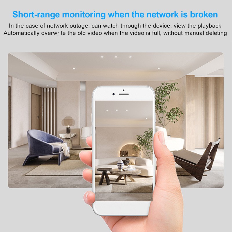 360° 1080P HD Wifi Camera HDR Battery Network Cloud Storage