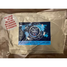 Vacuum Sealed 5G Blocking Fabric Military Grade Shielding from Signals & Radiation, Faraday (2+ Yards X 1+ Yards)