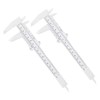 Plastic Vernier Caliper, 2 Pieces, 150 mm, 6 Inch for
