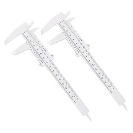 Plastic Vernier Caliper, 2 Pieces, 150 mm, 6 Inch for Jewellery, Measure, Student, Office, Carpentry, Home